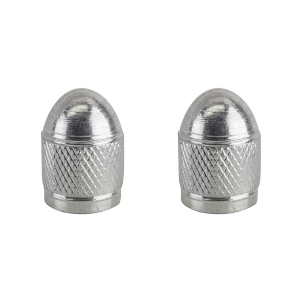 Sunlite Valve Caps Alloy Schrader Valve Silver