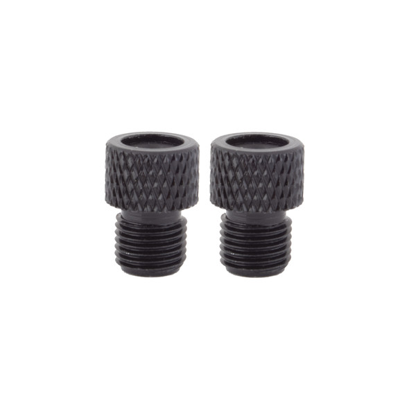 Pure Cycles Pump Adapter Presta Alloy Black Bag Of 2
