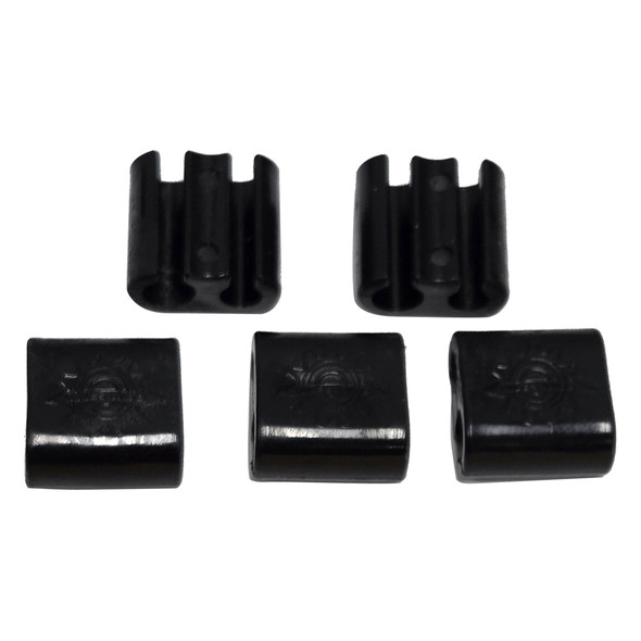 Miles Wide Cable Guide Dbl Buddies Black Bag Of 5