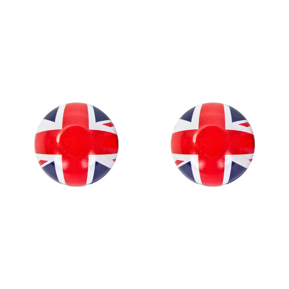 Trik Topz Valve Caps Flag Uk 1Pr/Pack