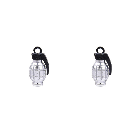 Trik Topz Valve Caps Grenade Cp 1Pr/Pack