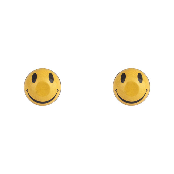 Trik Topz Valve Caps Happy Face 1Pr/Pack