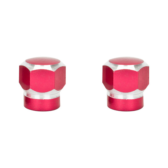 Trik Topz Valve Caps Hex 2-Tone Road 1Pr/Pack