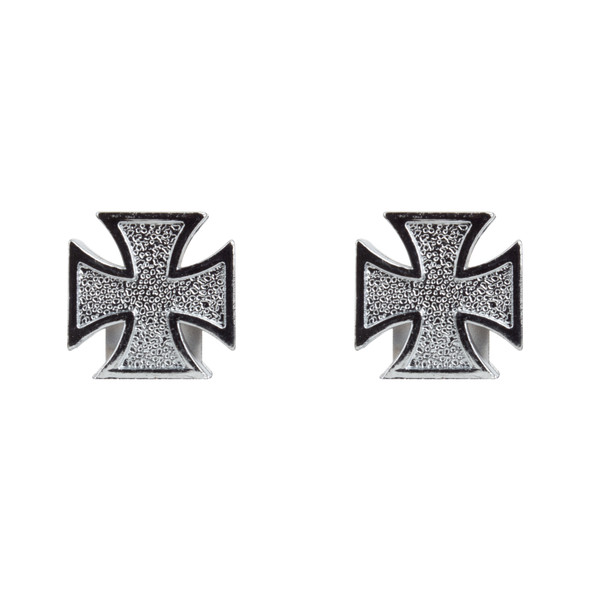 Trik Topz Valve Caps Iron-Cross Cp 1Pr/Pack