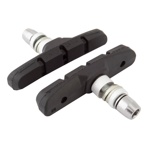 Sunlite Brake Shoes V-Brake With Hardware Black