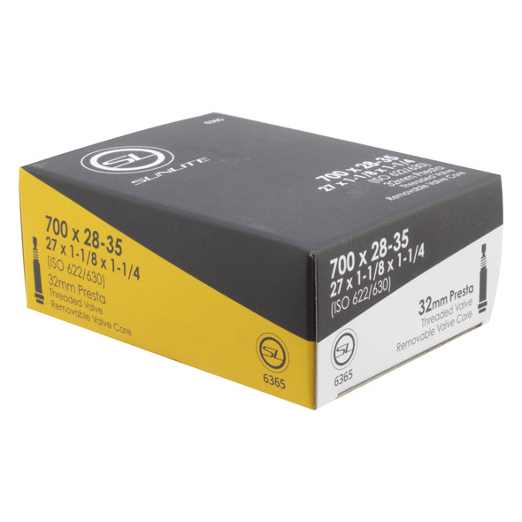 Sunlite Tube 700X28-35 Presta Valve32/Threaded/Rc (27X1-1/8X1-1/4 Ffw30Mm