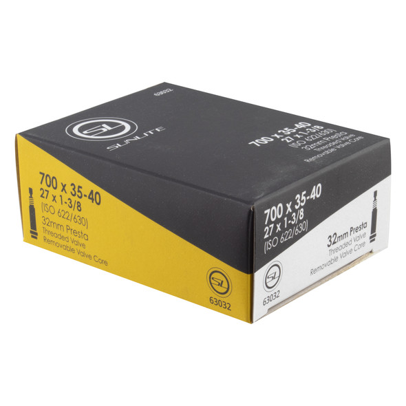 Sunlite Tube 700X35-40 Presta Valve32/Threaded/Rc (27X1-3/8) Ffw33Mm