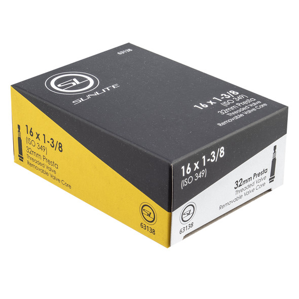 Sunlite Tube 16X1-3/8 Presta Valve32/Threaded/Rc (349X32) Ffw33Mm