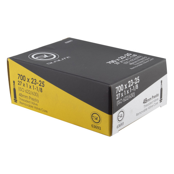 Sunlite Tube 700X23-25 Presta Valve48/Threaded/Rc (27X1X1-1/8) Ffw25Mm