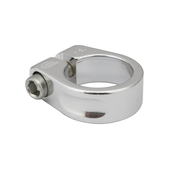 Pure Cycles Seatpost Clamp 28.6 Alloy Silver