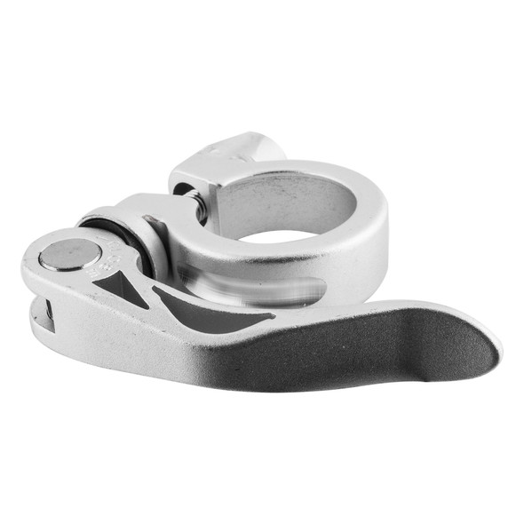 Sunlite Seatpost Clamp 28.6 Alloy Quick Release Silver Cnc