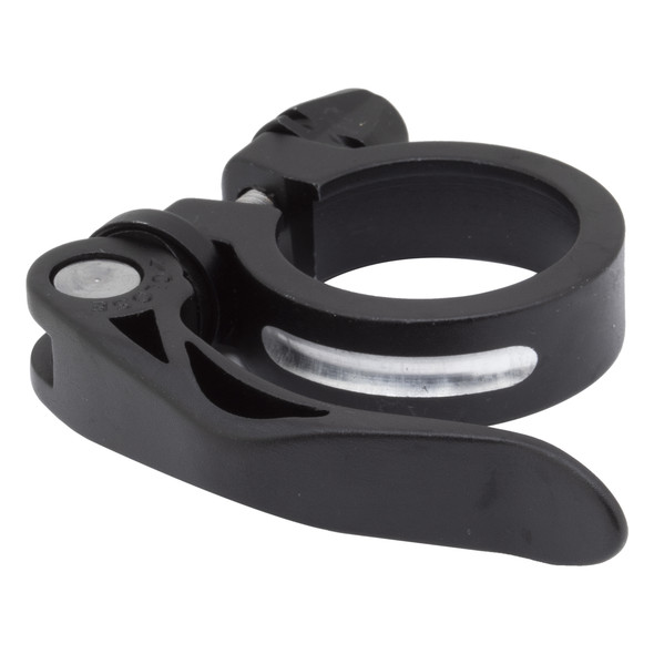 Sunlite Seatpost Clamp 34.9 Alloy Quick Release Black Cnc