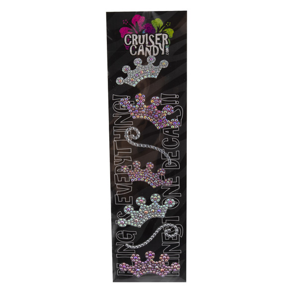 Cruiser Candy Decal Rhinestone Princess/Crown