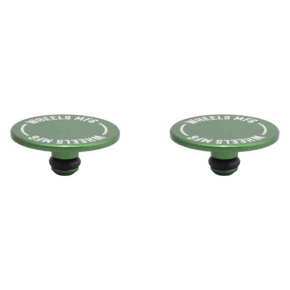 Wheels Manufacturing Hub Skewer Thru Axle Cap Set Gn