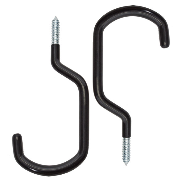 Sunlite Storage Hook Xl/Hd Black Card Of 2