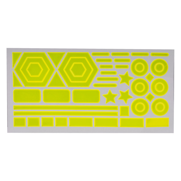 Sunlite Reflector Stick On Shapes Yellow