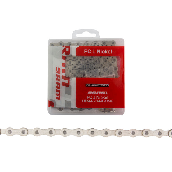 Sram Chain 1/2X1/8 Piece1 1-Speed Silver Mx/Track/Cb