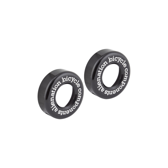 Alienation Handlebar Plug Bar End Caps 7/8 Alloy Black