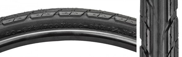 Sunlite Tire 700X38 Black/Black Eurotour K198 Wire