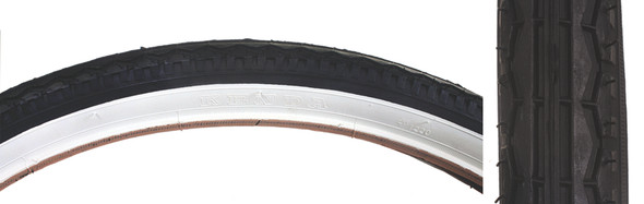 Sunlite Tire 26X1.75 Black/White Street K123 Wire
