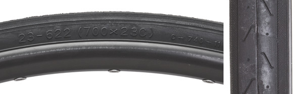 Sunlite Tire 700X23 Cst740 Black/Black S-Hp Wire