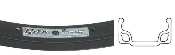 Weinmann Rim 24 507X24.8 As7X 36 Black/Nmsw