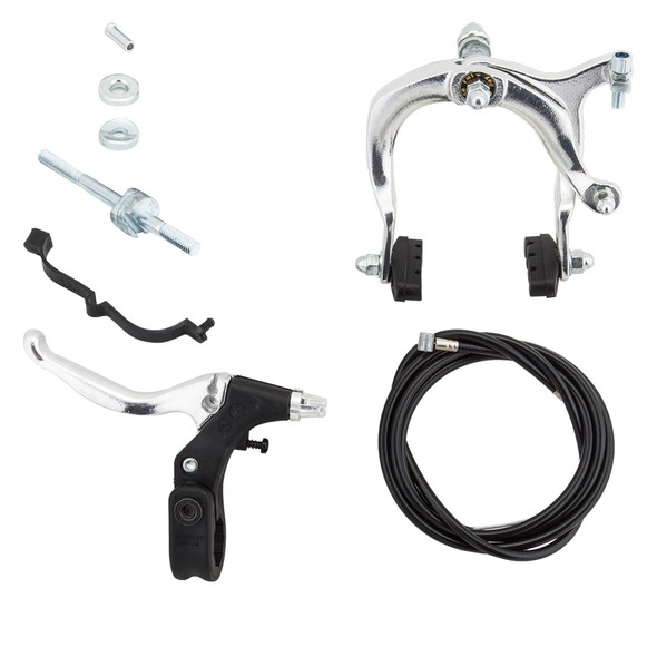 Sunlite Brakeset Mx1000 Alloy Rrw/Front Bolt Silver