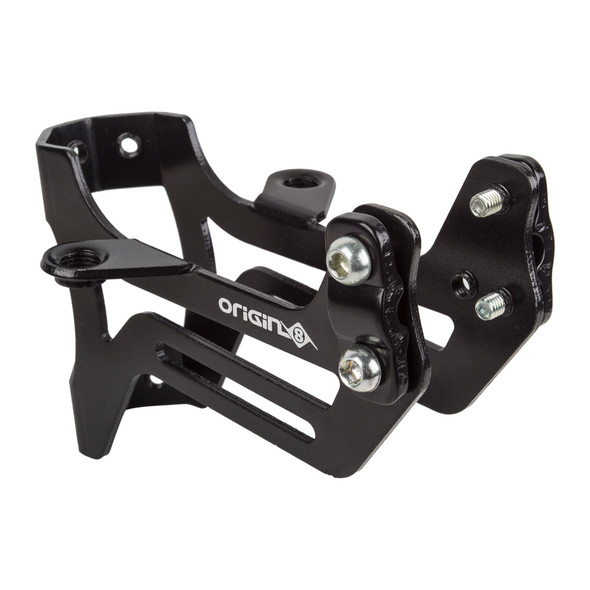 Origin8 Bottle Cage Rail Tail Saddle Storage Mount Alloy Black