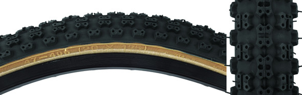 Sunlite Tire 20X1.75 Black/Sk Mx3 C714 Wire