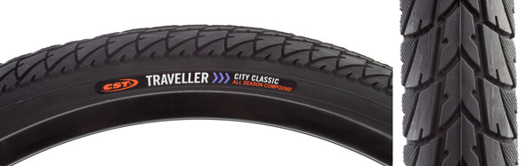 Sunlite Tire 24X1.75 Cst1446 Black/Black Street Wire (P)