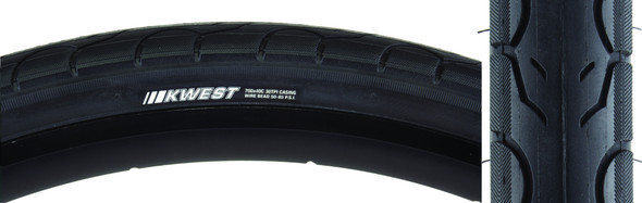 Kenda Tire Kwest 700X40 Black/Black Src/30 Wire 85Psi