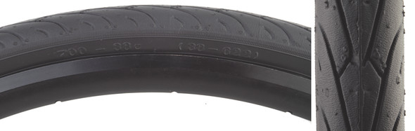 Sunlite Tire 700X38 Black/Black City Slick Ii Fold-Cb/30