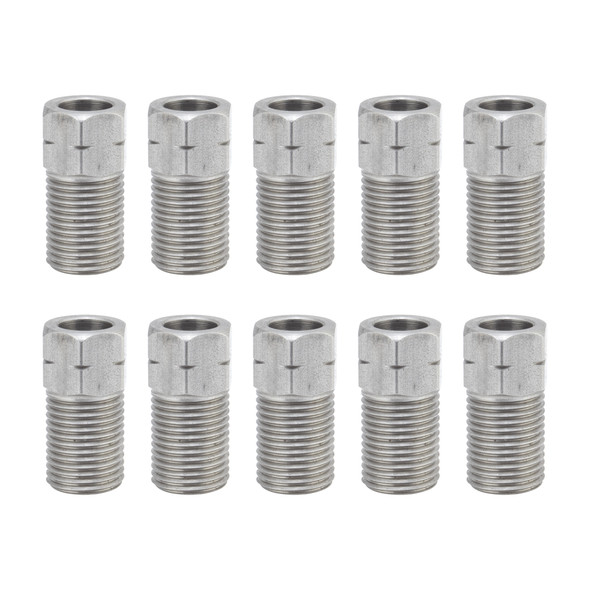 Sunlite Brake Disc Hose Fitng Flare Nut Pt01 M8X0.75 Stainless Steel For Avid/Shi/Sram Bag Of 10