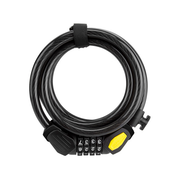 Sunlite Lock Dfndr D3 Cable 12Mmx6F Com Coil Black With Bracket