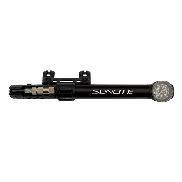 Sunlite Pump Mini Road Speed Dial Telescoping With Gage Black