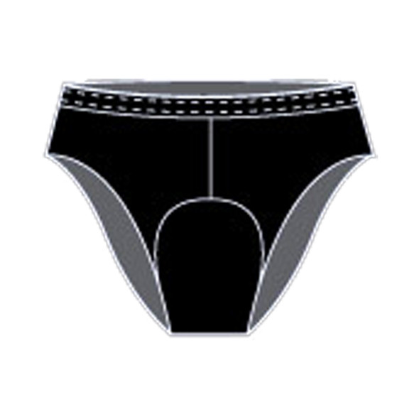 Andiamo Clothing Shorts Pad Brief Wom Black Lg