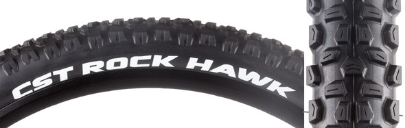 Cst Premium Tire Rock Hawk 27.5X2.25 Black/Black Wire Sc