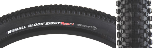 Kenda Tire Small Block 8 Sport 24X1.95 Black/Black Dtc/60 Wire 65Psi