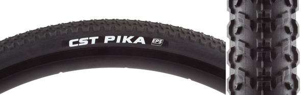 Cst Premium Tire Pika 700X38 Black/Black Wire Dc/Eps