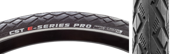 Cst Premium Tire E-Series Pro 700X35 Black/Ref Eps/Apl
