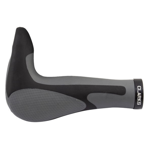 Clarks Grips Lockon Ergo 205 With Bar-Ends Black/Gray