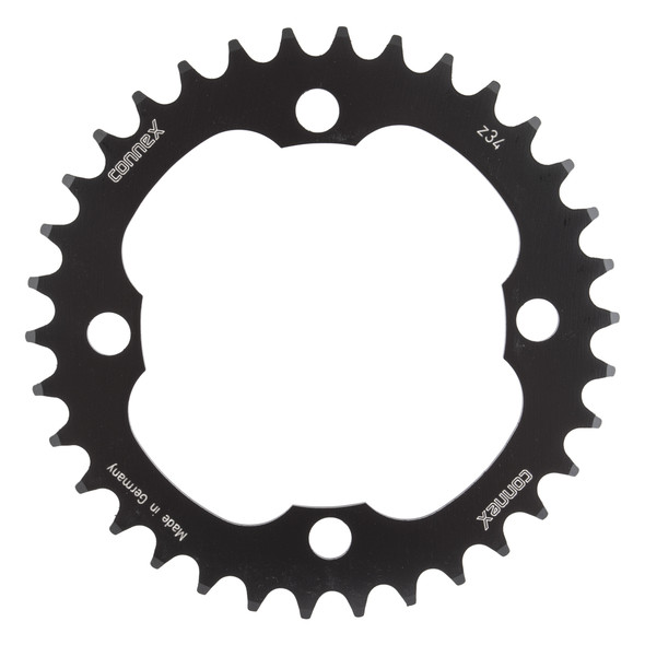 Connex Chainring Ebike For Bosch-Iii/Yamaha/Brose/Bafang 104Mm 34-Tooth 4B Black