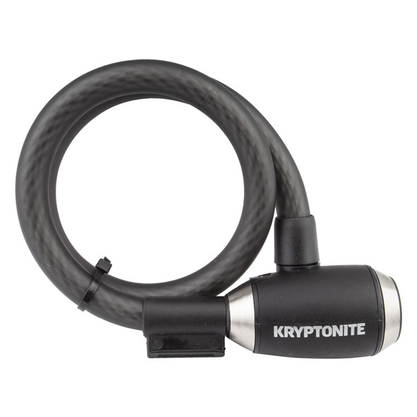 Kryptonite Lock Cable Kryptoflex 1565 Key 2.125Fx15Mm With Bkt Black