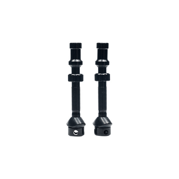 Stans Valve Tubeless Universal+ Presta Valve Pair Reg 20Mm Black