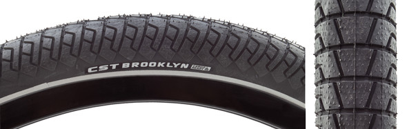 Cst Premium Tire Pro-Brooklyn 26X2.15 Black/Ref Eps Wire