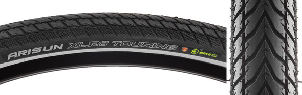 Arisun Tire Xlr8 Touring 700X35 Black/Ref Wire/60 Pd E50