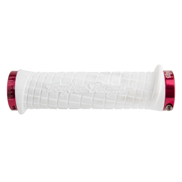 Odi Grips Lockon Bonus Mountain Troy Lee White/Red With Clamp