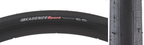 Kenda Tire Kadence Sport 700X25 Black/Black/Ref-Hp L3R-Pro/Icapb/60 Wire 110Psi