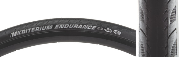 Kenda Tire Kriterium Enduro Sport 700X25 Black/Black Hrc/E3/60 Wire 125Psi