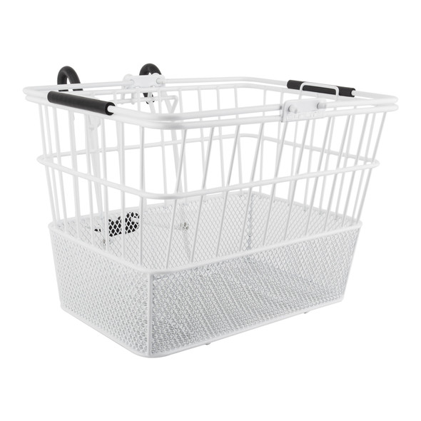 Sunlite Basket Front Wire/Mesh L/O Standard White With Bracket